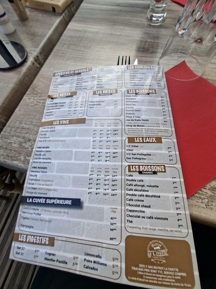 La Civette - Menu Image 1